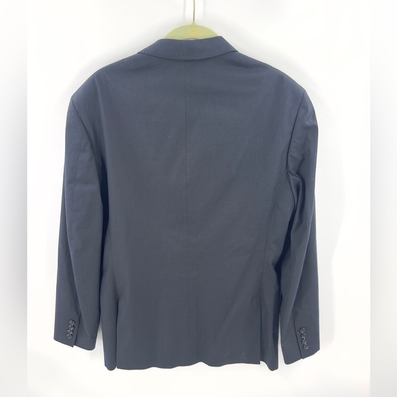 J Crew Mens Ludlow Single Breasted Blazer Size 38R Black Sport Coat Two Button - Picture 6 of 13